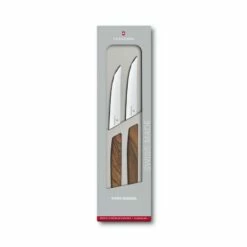 LE COUTEAU Ventes -LE COUTEAU Ventes 2 couteaux steaktable victorinox swiss modern 12cm noyer 1