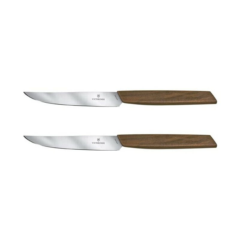 2 Couteaux Steak/table Victorinox Swiss Modern 12cm Noyer 3 2 Couteaux Steak/table Victorinox Swiss Modern 12cm Noyer