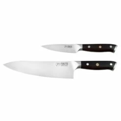 Coffret 2 Couteaux Fukito ébène X50 - Chef Office