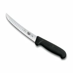 Couteau à Désosser Victorinox Lame Alvéolée à Dos Renversé 15cm Fibrox Noir
