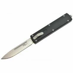 Couteau Automatique OTF Golgoth G12 Drop Point D2/aluminium Noir