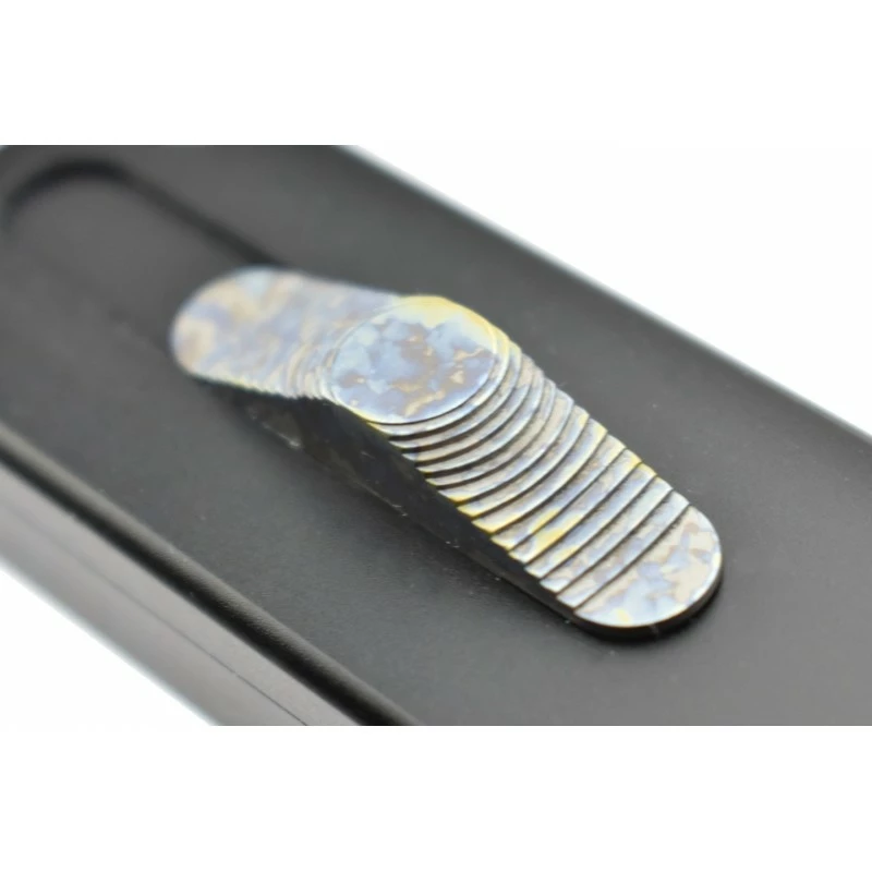 Couteau Automatique OTF Golgoth G12T+ Tanto Crazy D2/alu Noir 6 Couteau Automatique OTF Golgoth G12T+ Tanto Crazy D2/alu Noir – Image 4