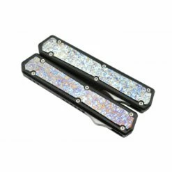 Couteau Automatique OTF Golgoth G6T D2/alu Insert Titane -LE COUTEAU Ventes couteau automatique otf golgoth g6t d2alu insert titane 2