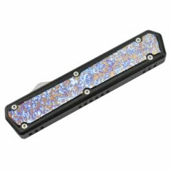 Couteau Automatique OTF Golgoth G6T D2/alu Insert Titane -LE COUTEAU Ventes couteau automatique otf golgoth g6t d2alu insert titane 4