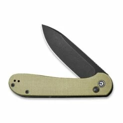 Couteau Civivi Button Lock Elementum Micarta Vert Olive -LE COUTEAU Ventes couteau civivi button lock elementum micarta vert olive 2