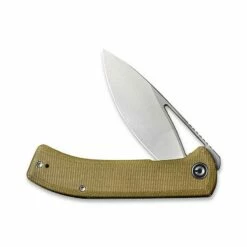 Couteau Civivi Riffle Micarta Vert Olive -LE COUTEAU Ventes couteau civivi riffle micarta vert olive 2