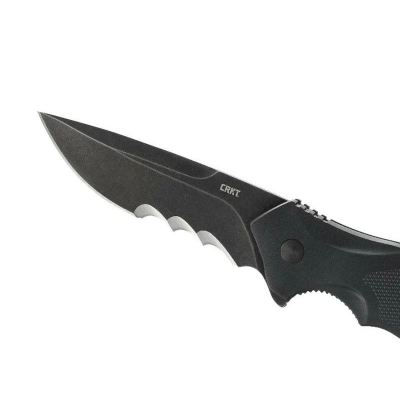 Couteau CRKT Shenanigan Noir à Dents 5 Couteau CRKT Shenanigan Noir à Dents – Image 3