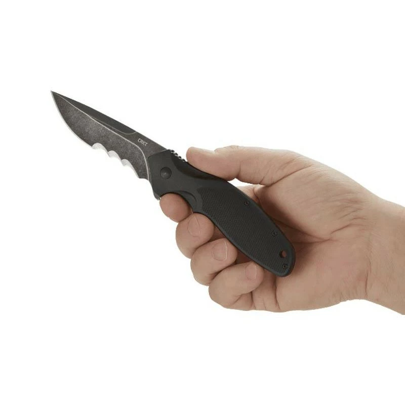 Couteau CRKT Shenanigan Noir à Dents 7 Couteau CRKT Shenanigan Noir à Dents – Image 5