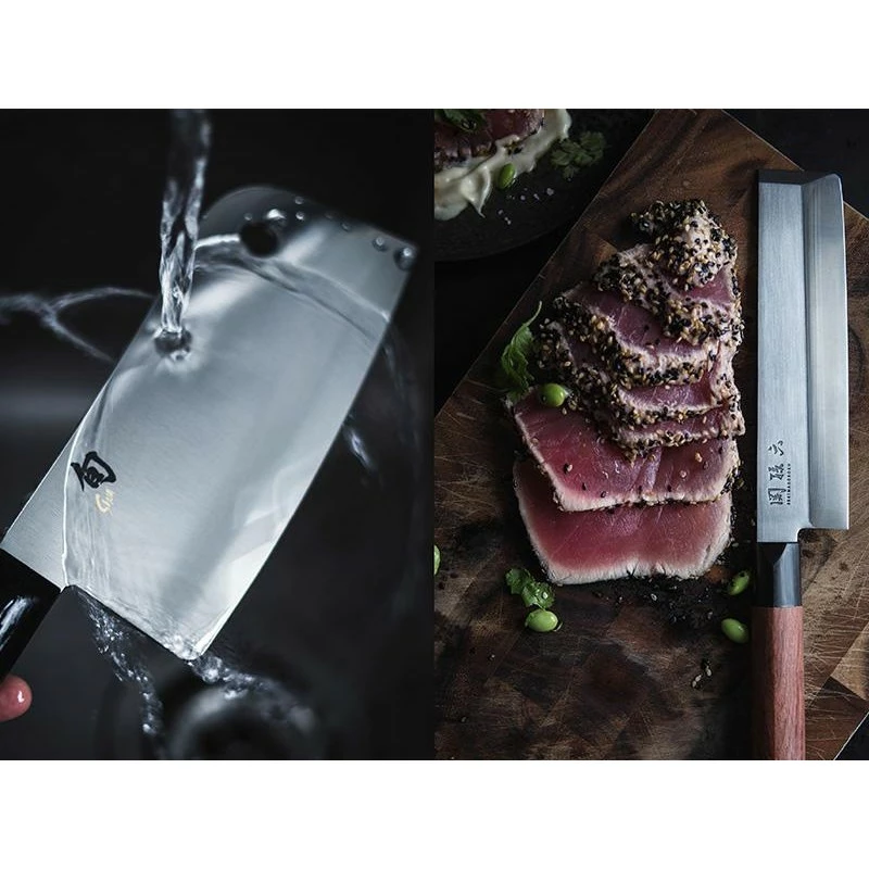 Couteau De Cuisine Kai Seki Magoroku Redwood 20cm 5 Couteau De Cuisine Kai Seki Magoroku Redwood 20cm – Image 3