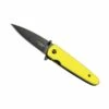 Couteau Herbertz Alu Jaune Fluo 9cm Inox Noir -LE COUTEAU Ventes couteau herbertz alu jaune fluo 9cm inox noir