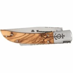 Couteau Le Camarguais N° 12 Trident Soudé Lame 105mm - Olivier -LE COUTEAU Ventes couteau le camarguais n 12 trident soude lame 105mm olivier 1