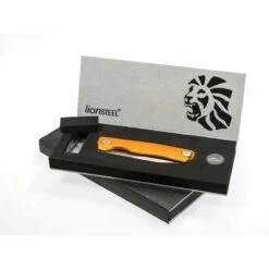 Couteau LionSteel ROK Aluminium Noir -LE COUTEAU Ventes couteau lionsteel rok aluminium noir 2