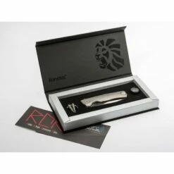 Couteau LionSteel ROK Titanium Gris -LE COUTEAU Ventes couteau lionsteel rok titanium gris 5