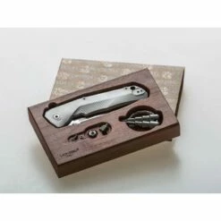 Couteau LionSteel Tre Fibre De Carbone Titanium Gris -LE COUTEAU Ventes couteau lionsteel tre fibre de carbone titanium gris 2