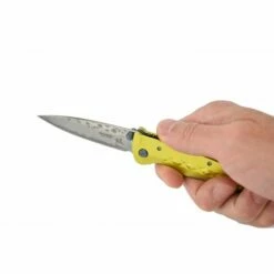 Couteau Mcusta Tsuchi MC-164D Aluminium Jaune Damas 20 Couteau Mcusta Tsuchi MC-164D Aluminium Jaune Damas -LE COUTEAU Ventes couteau mcusta tsuchi mc 164d aluminium jaune damas 8