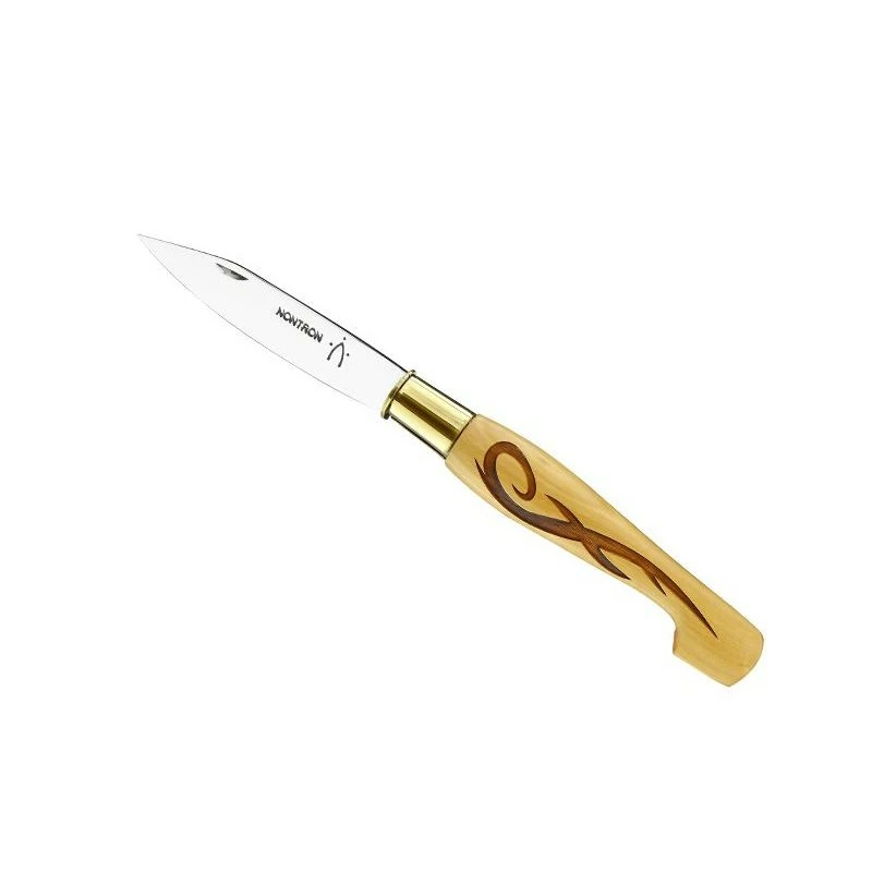 Couteau Nontron 25 Tatoo Manche Sabot 3 Couteau Nontron 25 Tatoo Manche Sabot