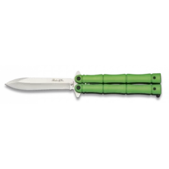 Couteau Papillon Albainox Balisong Manche Vert