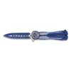 Couteau Papillon Albainox Franc-maçonnerie Bleu électrique 1 Couteau Papillon Albainox Franc-maçonnerie Bleu électrique -LE COUTEAU Ventes couteau papillon albainox franc maconnerie bleu electrique