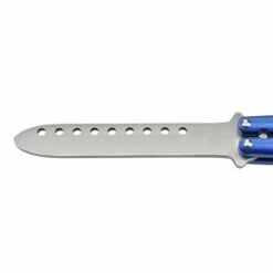 Couteau Papillon D'entraînement Max Knives P33B Manche Alu Bleu -LE COUTEAU Ventes couteau papillon d entrainement max knives p33b manche alu bleu 1