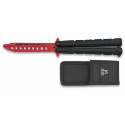 Couteau Papillon Entraînement K25 Lame Rouge