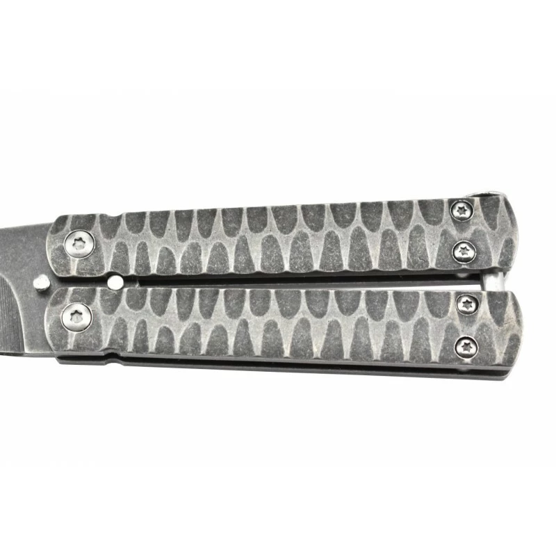 Couteau Papillon Max Knives P42 Acier Stonewash 6 Couteau Papillon Max Knives P42 Acier Stonewash – Image 4