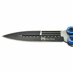 Couteau Papillon Max Knives P45 3Cr13 Aluminium Anodisé Bleu -LE COUTEAU Ventes couteau papillon max knives p45 3cr13 aluminium anodise bleu 2