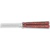Couteau Papillon Peigne Rouge -LE COUTEAU Ventes couteau papillon peigne rouge