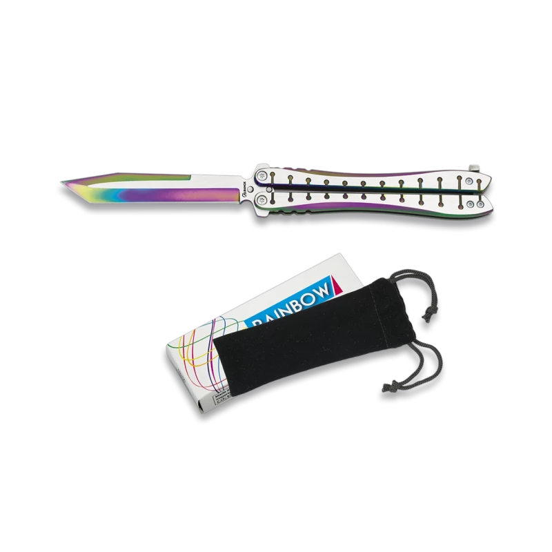 Couteau Papillon Rainbow 36257 3 Couteau Papillon Rainbow 36257