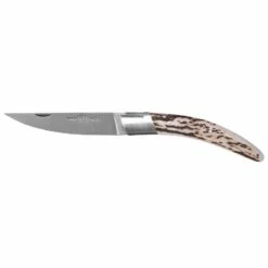 Couteau Pliant Stylver Bois De Cerf Guillochage à La Main - Goyon Chazeau