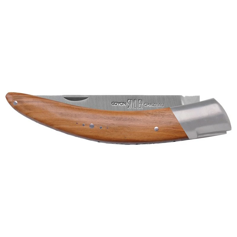 Couteau Pliant Stylver Olivier Guillochage à La Main - Goyon Chazeau 4 Couteau Pliant Stylver Olivier Guillochage à La Main - Goyon Chazeau – Image 2