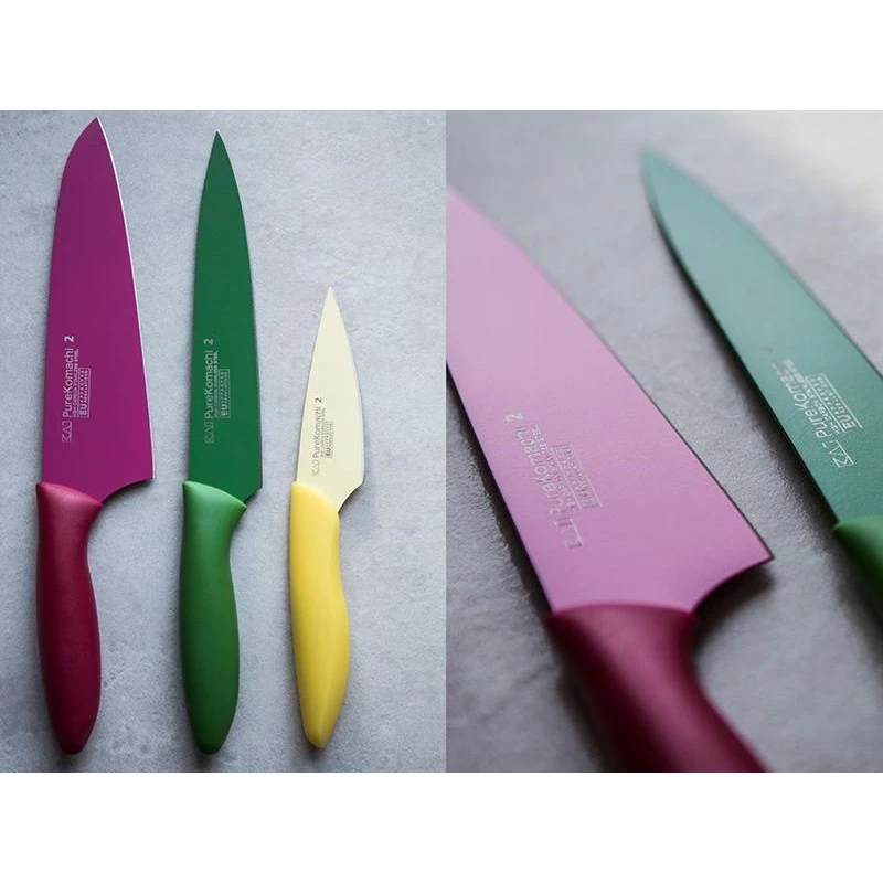 Couteau Santoku Kai 16cm Pure Komachi 2 5 Couteau Santoku Kai 16cm Pure Komachi 2 – Image 3
