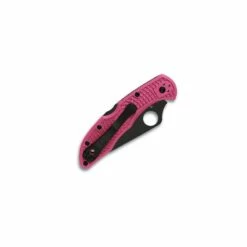 Couteau Spyderco Delica 4 Rose Lame Noire -LE COUTEAU Ventes couteau spyderco delica 4 rose lame noire 1