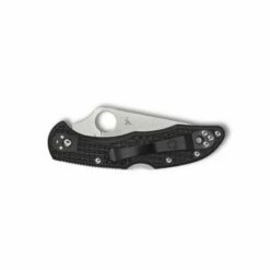 Couteau Spyderco Delica 4 Thin Red Line Noir Lame Mixte -LE COUTEAU Ventes couteau spyderco delica 4 thin red line noir lame mixte 1