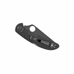 Couteau Spyderco Delica 4 Tout Noir Lame à Dents -LE COUTEAU Ventes couteau spyderco delica 4 tout noir lame a dents 1