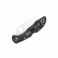 Couteau Spyderco Delica 4 Wharncliffe Noir à Dents -LE COUTEAU Ventes couteau spyderco delica 4 wharncliffe noir a dents 1
