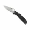 Couteau Spyderco Endela 4 Thin Blue Line Noir Semi-dentée -LE COUTEAU Ventes couteau spyderco endela 4 thin blue line noir semi dentee