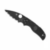 Couteau Spyderco Native 5 Tout Noir Lame à Dents 2 Couteau Spyderco Native 5 Tout Noir Lame à Dents -LE COUTEAU Ventes couteau spyderco native 5 tout noir lame a dents