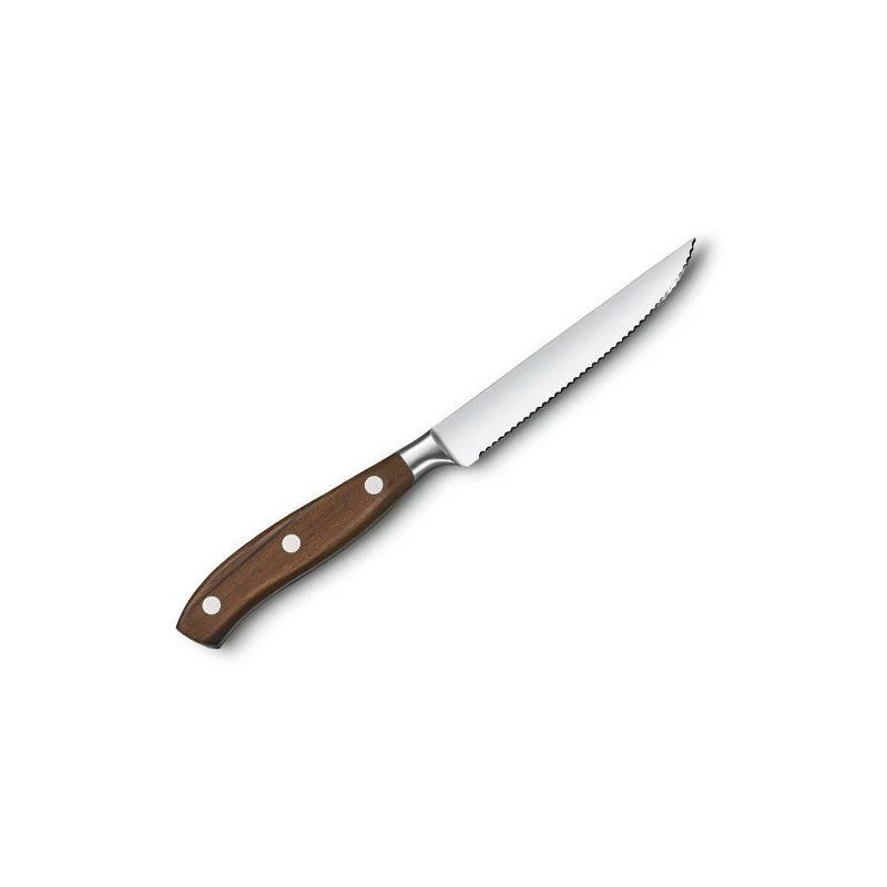 Couteau Steak Victorinox Grand Maître Lame Crantée 12cm érable 4 Couteau Steak Victorinox Grand Maître Lame Crantée 12cm érable – Image 2
