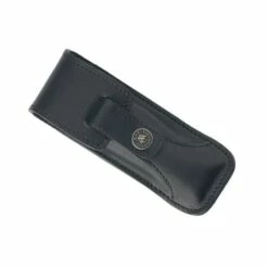 Étui Randonneur Prestige En Cuir Noir 12/13cm