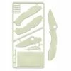 Kit Plastique Spyderco Delica 4 -LE COUTEAU Ventes kit plastique spyderco delica 4