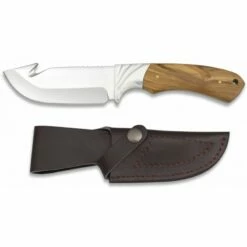 Poignard De Chasse Albainox 32359 Lame 103mm Manche Olivier