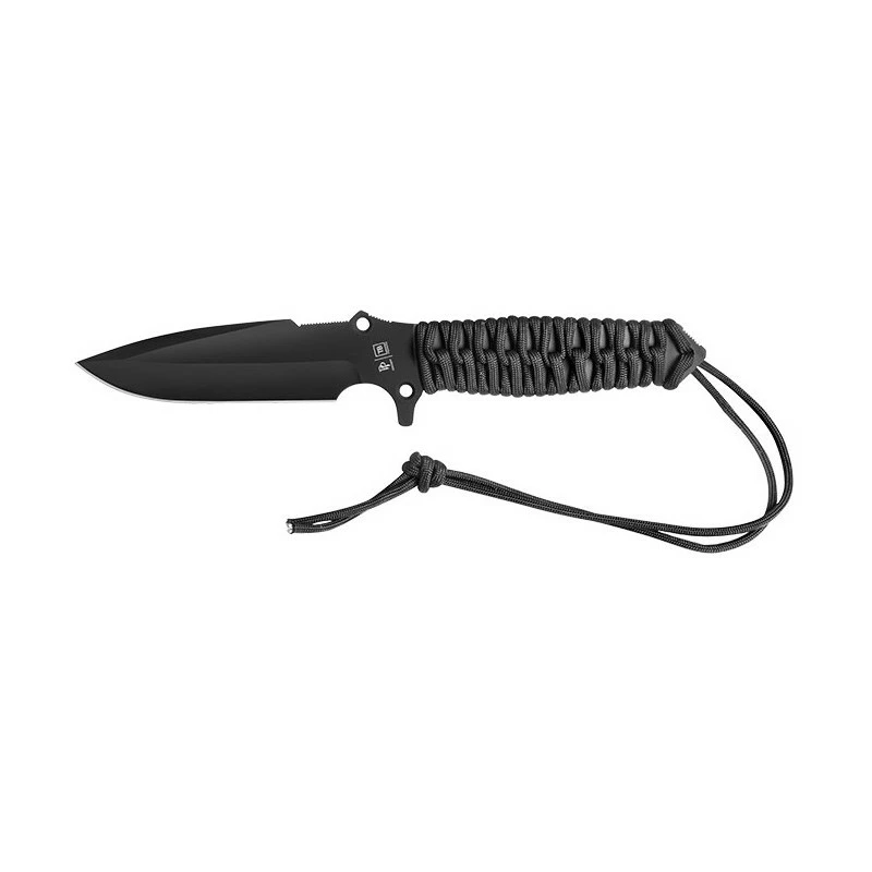Poignard Maraudeur Paracord 550 Noir Lisse - TB Outdoor 3 Poignard Maraudeur Paracord 550 Noir Lisse - TB Outdoor