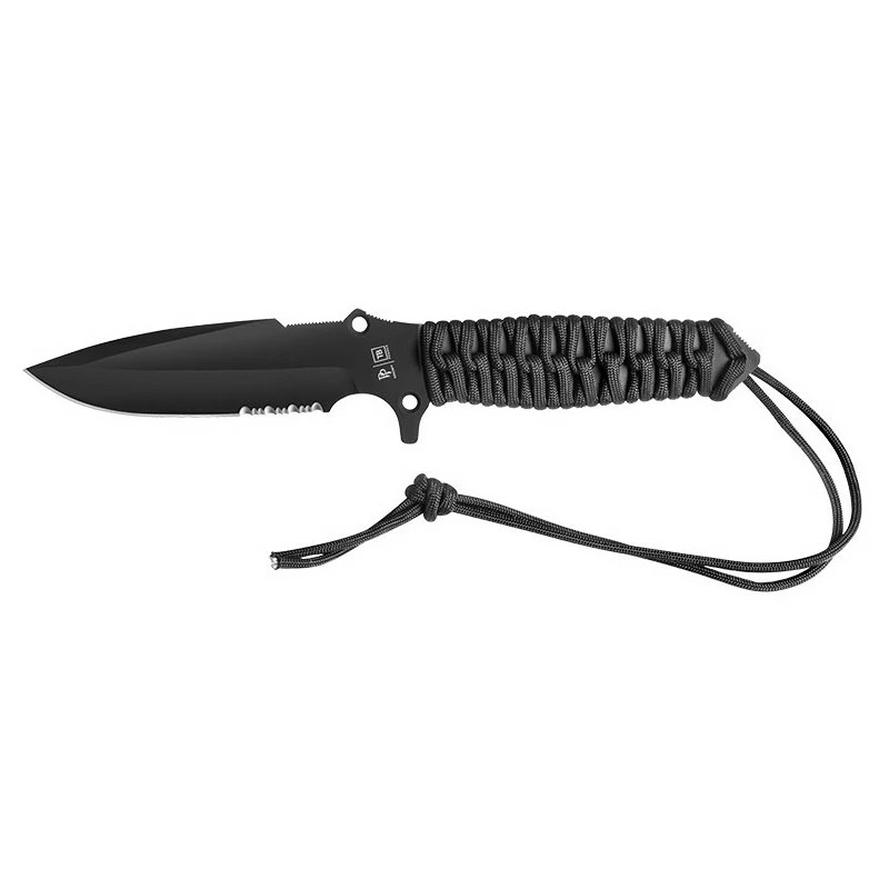 Poignard Maraudeur Paracord 550 Noir Mixte - TB Outdoor 3 Poignard Maraudeur Paracord 550 Noir Mixte - TB Outdoor