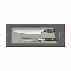 Service à Découper Victorinox Grand Maître Rosewood Forgé Palissandre - 2 Pièces