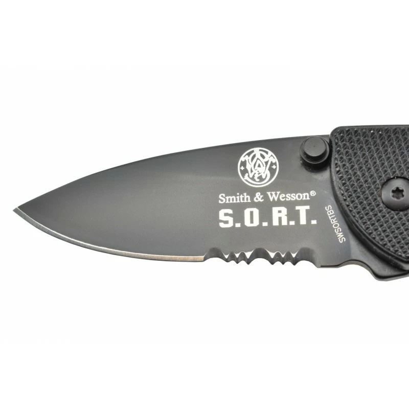 Smith & Wesson SWSORTBS - Couteau Ouverture Assistée 440C Alu 4 Smith & Wesson SWSORTBS - Couteau Ouverture Assistée 440C Alu – Image 2